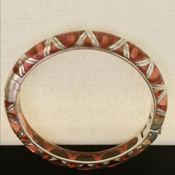 SOLD!!!Angelique De Paris Bamboo 925 Bangle Bracel - Picture 2 of 12